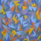 Lesley Dumbrell, Gamboge, 1987, Liquitex on canvas