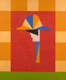 Robert Jacks, Painting of H, 1998, oil on canvas