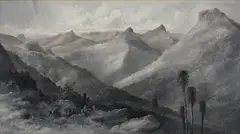 William Piguenit, Valley of the Murchison, 1880, oil on canvas on board