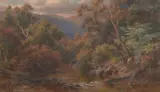 Charles Rolando, Winding River, Yarra, oil on canvas