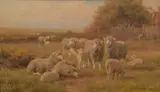 Jan Hendrik Scheltema, Sheep In A Field