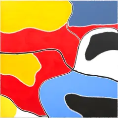 Freddie Timms, Bow Emu, 1997, synthetic polymer paint on canvas