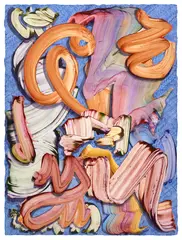 Gregory Hodge, Swimmers, 2020, synthetic polymer paint on canvas