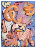 Gregory Hodge, Swimmers, 2020, synthetic polymer paint on canvas