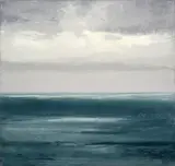 Philip Wolfhagen, Bass Strait Study No.7, 2002, oil and beeswax on linen