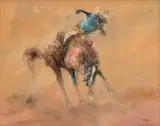 Hugh Sawrey, Un-Loaded, oil on canvas