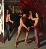 Peter Churcher, Mephisto, 1992, oil on canvas