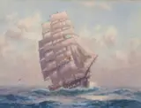John Charles Allcot, N. S. S. Sobraon, watercolour on paper