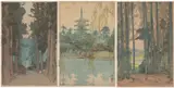 SHOWA PERIOD (1926-1989), by Hiroshi Yoshida Three Japanese Shin-Hanga Prints, 1930s, print (other), sold Aug 2022