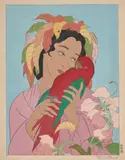 SHOWA PERIOD (1926-1989), by Paul Jacoulet A Japanese Woodblock Print, 1940, print (other), sold Aug 2022