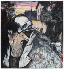 Fred Cress, The Collector, 1988, acrylic on canvas