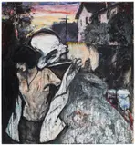 Fred Cress, The Collector, 1988, acrylic on canvas