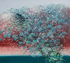 Basil Hadley, Secret Billabong, 1989, oil on canvas