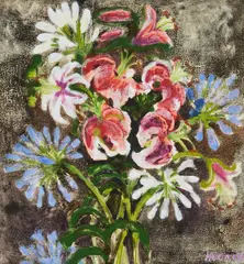 Patrick Hockey, Still Life, watercolour and gouache on paper