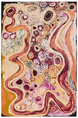 Tiger Palpatja, Wanampi Tjukurpa, 2009, acrylic on canvas