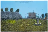 Ian Abdulla, Swan Reach on the Murray River, 1998, acrylic on canvas