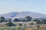 Warwick Fuller, Winter Grazing, 1992, oil on board