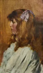 Girolamo P. Nerli, Portrait of Mrs Nerli, c.1902, oil on canvas
