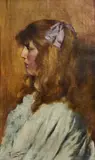 Girolamo P. Nerli, Portrait of Mrs Nerli