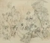 Norman Lindsay, Study for The Duke's Pageant