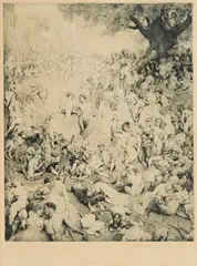 Norman Lindsay, The Duke in Arcady, 1925, etching, ed. 45/55