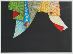 Open Secret by Wako Shuji, 1997, lithograph, ed. 8/45, sold Nov 2022