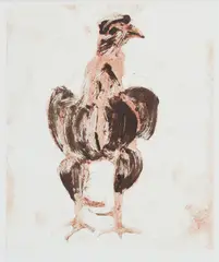 Lucy Culliton, Cock, 2002, monotype