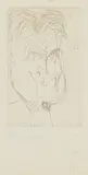 John Olsen, RK at 70, 1978, etching, edition 34/50