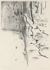Fred Williams, Wild Dog Creek, lithograph, ed. O.K proof