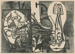 Pablo Picasso, Lobsters and Fish (Homards et poissons)1949, lithograph on wove paper, ed. 15/50