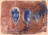 Judy Watson, Blue Pools, 1996, lithograph, ed. 5/20
