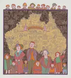 Barbara Hanrahan, My Family - My Australia, 1982, screenprint, ed. 9/30