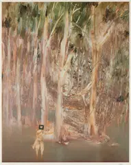 Untitled by Sidney Nolan, lithograph, ed. 80/99, sold Nov 2022