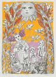 Mirka Mora, Á Preshil, 1996, lithograph, ed. A/P 3/5