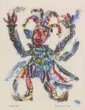 David Larwill, Rigoletto, 1989, lithograph, ed. P/P
