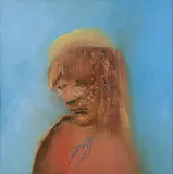 Miner II by Sidney Nolan, 1972, oil on board, sold Oct 2022