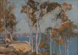 Will Ashton, Sydney Harbour, oil on canvasboard