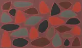 John Coburn, Study for 'Western Desert Dreaming', c.1987, gouache on paper