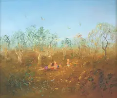 Under a Summer Sky by David Boyd, oil on canvas, sold Oct 2022
