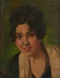 Girolamo P. Nerli, Portrait of a Woman