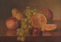Robert Spear Dunning, Still Life with Cherries, 1882, oil on canvas