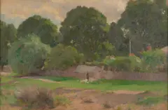 Alice Marion Ellen Bale, Castlemaine Elms, oil on canvas