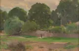 Alice Marion Ellen Bale, Castlemaine Elms, oil on canvas
