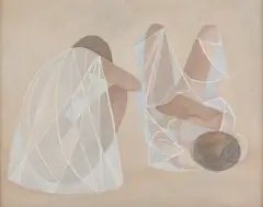 Dorothy Braund, Untitled, 1969, oil on board