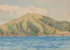Jessie Traill, Whitsunday Passage, 1936, watercolour on paper