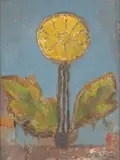 Barbara Brash, Still Life, mixed media on board