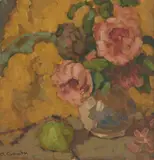 Peggy Crombie, Still Life, oil on canvasboard