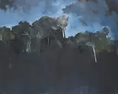 Dawn Sime, Castlemaine Landscape 2, 1989, oil on canvas