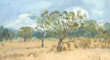 Celia Perceval, Landscape, 1976, oil on canvas