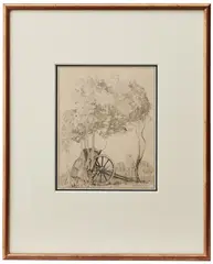 Hardy Wilson, (The Old Cart), pencil on paper